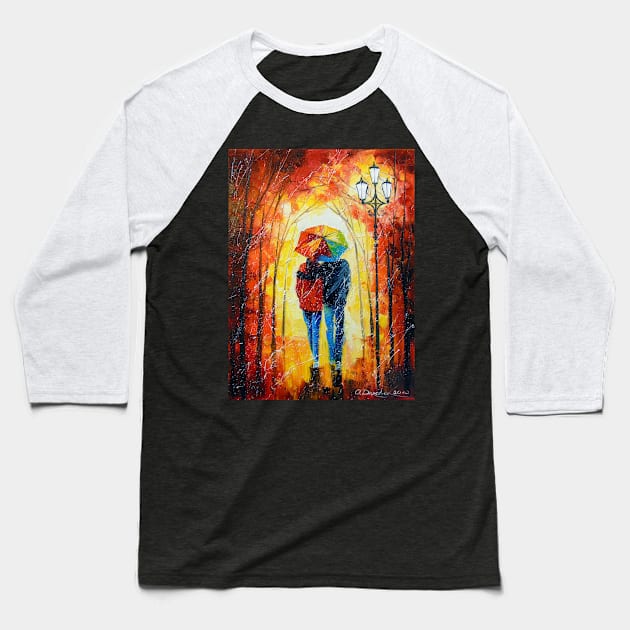 A bright walk together in the Park Baseball T-Shirt by OLHADARCHUKART